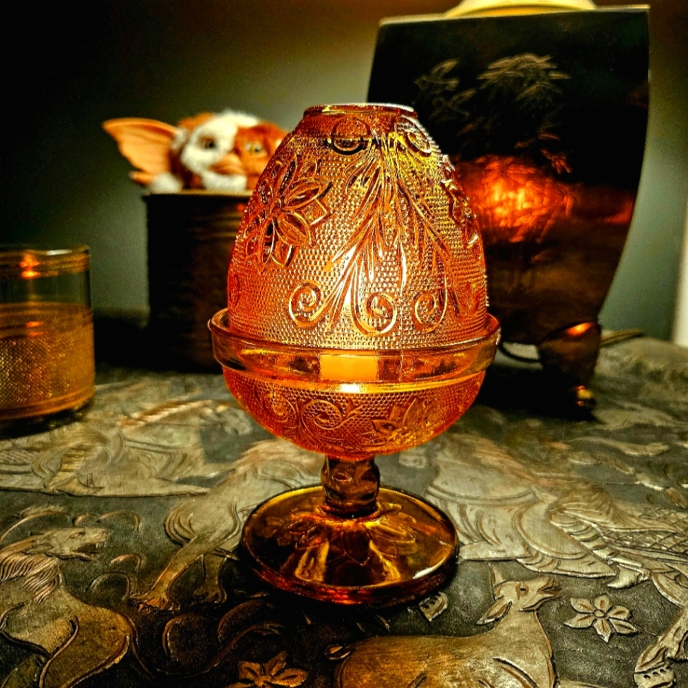 Tiara Amber Fairy Lamp